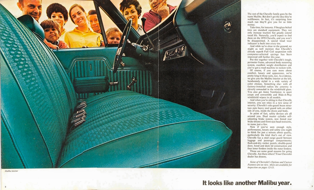 1970 Chev Chevelle Brochure Page 2
